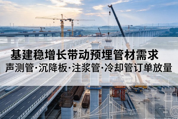 孝义基建稳增长带动预埋监测管材需求，声测管、沉降板、注浆管订单持续放量