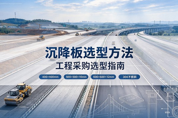 孝义沉降板选择方法