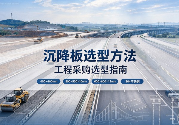 孝义沉降板选择方法